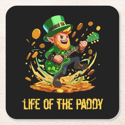 Das Leben der Paddy, St. Patrick's Day Rechteckiger Pappuntersetzer (Vorderseite)