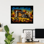 Das Leben der Piraten... nicht für mich. Poster (Heimbüro)