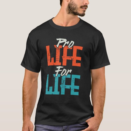 Das Leben der Prolife Generation beginnt mit der w T-Shirt (Vorderseite)