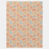 Das Leben der Strick Fleecedecke (Vorderseite)