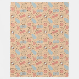 Das Leben der Strick Fleecedecke