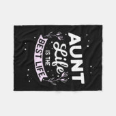 Das Leben der Tanten ist das beste Leben Fleecedecke (Vorderseite (Horizontal))