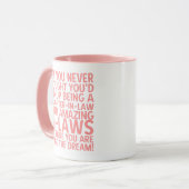 Das Leben der Traumtochter im Schwiegereltern Tasse (Vorderseite Links)