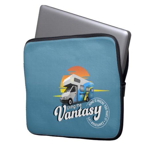 Das Leben der Vantasy | Laptop-Siebtasche 13" Laptopschutzhülle (Vorderseite Links)