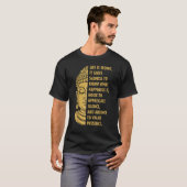 Das Leben des Buddha Buddhismus ist ironische Trau T-Shirt (Vorne ganz)