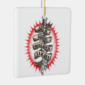 Das Leben des Chiropraktors ist glücklicher, wenn Keramikornament (Rechts)