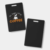 Das Leben des Kaffees beginnt nach dem Kaffee Ausweis (Vorder- & Rückseite)