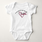 Das Leben des Party! Fun Zitat | Baby Strampler (Vorderseite)