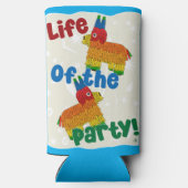 Das Leben des Party Spaß Pinata Cartoon Feier Selters Dosenkühler (Rückseite)