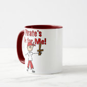 Das Leben des Piraten für mich Tasse (Vorderseite Links)