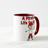Das Leben des Piraten für mich Tasse (VorderseiteRechts)