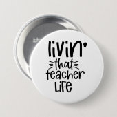 Das Leben dieses Lehrers Button (Vorne & Hinten)