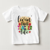 Das Leben dieses Lehrers - Geschenk für Lehrer Baby T-shirt (Vorderseite)
