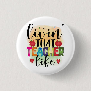 Das Leben dieses Lehrers - Geschenk für Lehrer Button