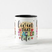 Das Leben dieses Lehrers - Geschenk für Lehrer Tasse (Zentrum)