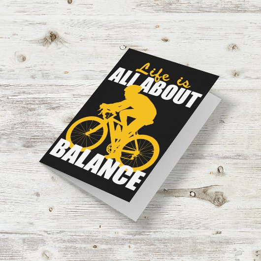 Das Leben dreht sich alles um die Bilanz Karte