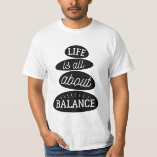 Das Leben dreht sich um Balance  Motivierend Angeb T-Shirt