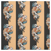 Das Leben dreht sich um Gleichgewicht. Koi-Karpfen Stoff (Muster)