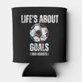 Das Leben dreht sich um Ziele und unterstützt den  Dosenkühler (Rückseite)