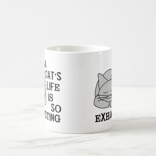Das Leben einer Katze Kaffeetasse (Mittel)
