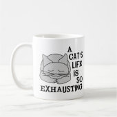 Das Leben einer Katze Kaffeetasse (Links)