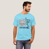 Das Leben einer Katze T-Shirt (Vorne ganz)