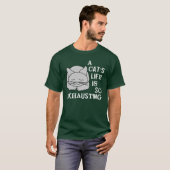 Das Leben einer Katze T-Shirt (Vorne ganz)