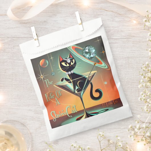 Das Leben einer Showgirl-Katze Geschenktütchen (Ausgeschnitten)