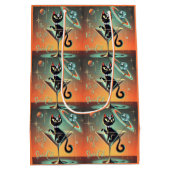 Das Leben einer Showgirl-Katze Mittlere Geschenktüte (Rückseite)