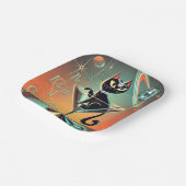 Das Leben einer Showgirl-Katze Pappteller (Gewinkelt)