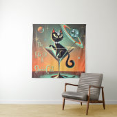 Das Leben einer Showgirl-Katze Wandteppich (Beispiel)