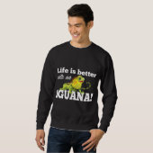 Das Leben eines bärtigen Drachen ist besser mit ei Sweatshirt (Vorne ganz)