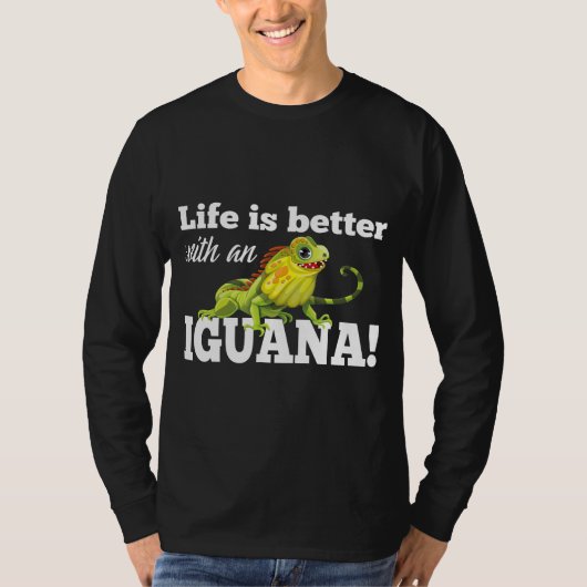 Das Leben eines bärtigen Drachen ist besser mit ei T-Shirt (Vorderseite)