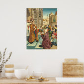 Das Leben eines Bischofs St. Giles Kunst-Poster Poster (Küche)