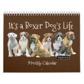 Das Leben eines Boxer-Hundes - niedliche Kalender (Titelbild)