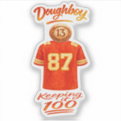 Das Leben eines Doughboys, 100% authentisch Aufkleber (Vorderseite)