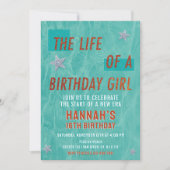 Das Leben eines Geburtstagsmännchens Einladung (Vorderseite)