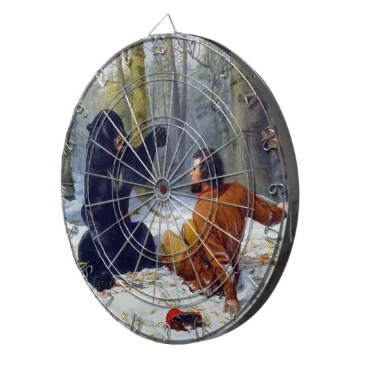 Das Leben eines Jägers Ein Kampf Fix Arthur Tait 1 Dartscheibe (Vorderseite rechts)