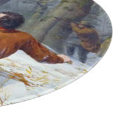 Das Leben eines Jägers Ein Kampf Fix Arthur Tait 1 Schneidebrett (Ecke)