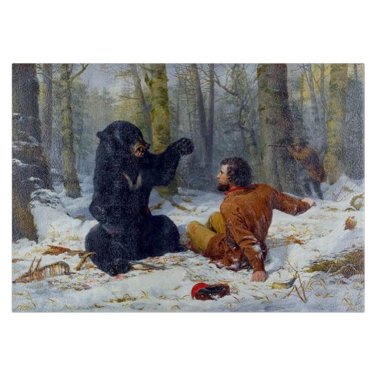 Das Leben eines Jägers Ein Kampf Fix Arthur Tait 1 Schneidebrett (Vorderseite)