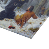 Das Leben eines Jägers Ein Kampf Fix Arthur Tait 1 Schneidebrett (Ecke)