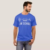 Das Leben eines Jurastudenten-Anwaltsgeschenks T-Shirt (Vorne ganz)