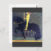 Das Leben eines Kampfes (die goldenen Ritter) - Kl Postkarte (Vorne/Hinten)