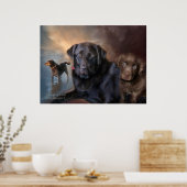 Das Leben eines Labradors Art Poster/Print Poster (Küche)