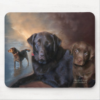 Das Leben eines Labradors Mousepad