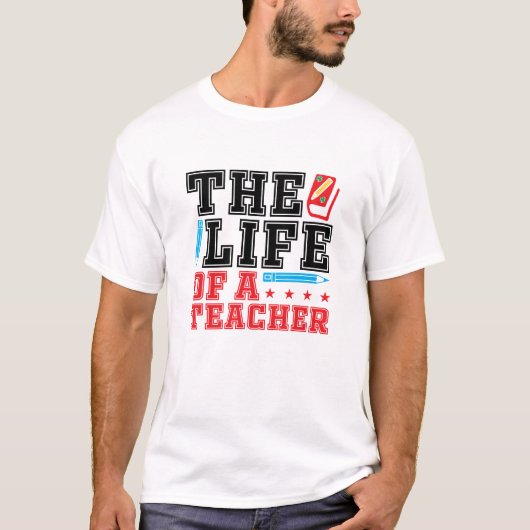 Das Leben eines Lehrers | Sonniger Wertungstag T-Shirt (Vorderseite)