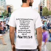 Das Leben eines Menschen ist ein Christlicher Glau T-Shirt