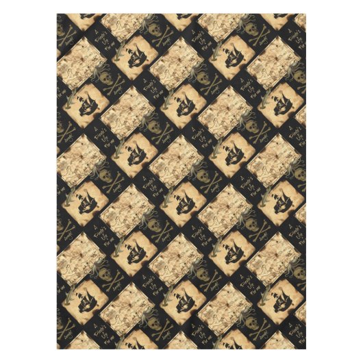 Das Leben eines Piraten für mich karibische Tischdecke (Vorderseite)