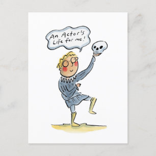 Das Leben eines Schauspielers für mich! Postkarte