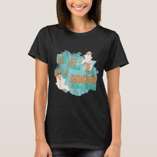 Das Leben eines Showghouls lustiger Halloween-Geis T-Shirt